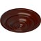 Ekena Millwork Classic Ceiling Medallion (Fits Canopies up to 4 1/8"), 13 1/4"OD x 1/2"P, Brushed Mahogany CM13CLBMF - alternate 3